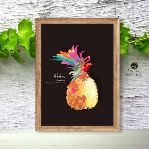 オリジナルハンドメイド カラフルパイナップル オリジナルハンドメイド