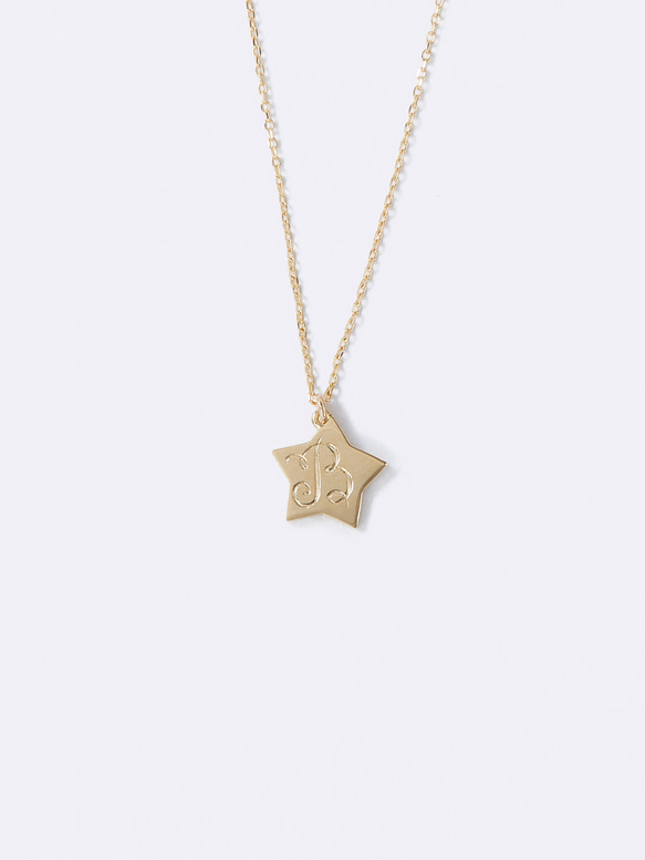 Luck Star Necklace K18 2枚目の画像