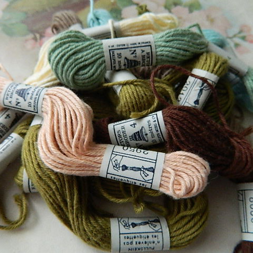 DMC & Dollfus-Mieg 刺繍糸セット アンティーク ビンテージ フランス