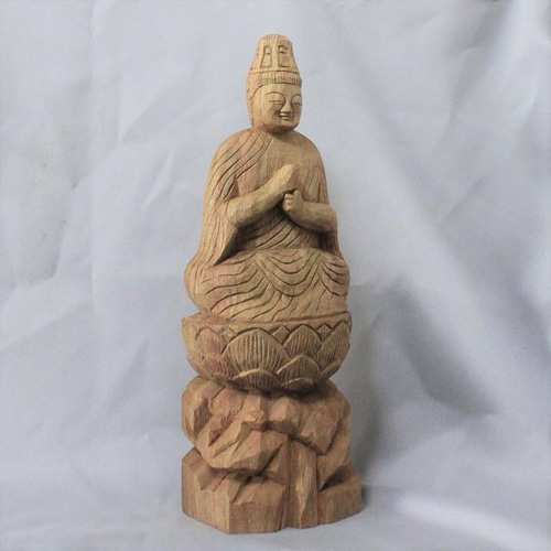 木彫 円空仏 仏像 彫刻美術 時代 仏教美術 検 骨董 彫刻 観音