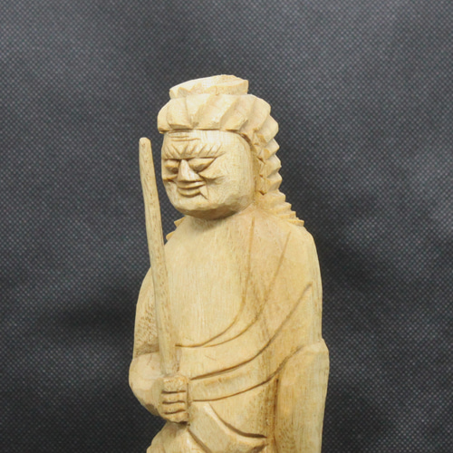 受注製作:不動明王立像(高さ:25cm)仏像 円空仏 摸刻 木彫 受注製作:不動明王立像(高さ:25cm)仏像 円空仏 摸刻 木彫