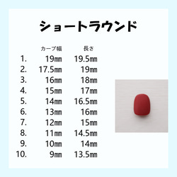 サイズ確認用　サンプルチップ 4枚目の画像