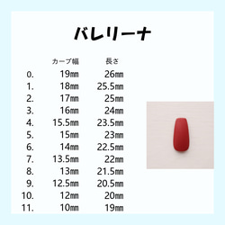 サイズ確認用　サンプルチップ 7枚目の画像