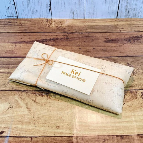 手縫い】 姫路レザー ブルー メガネケース 本革 （送料無料） メガネ