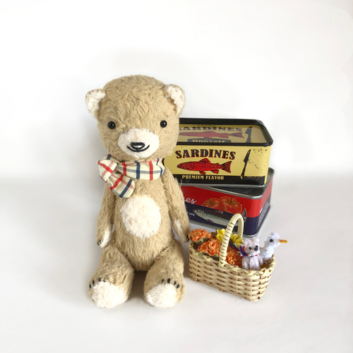 Tree nuts bear ぬいぐるみ作家　クマ　中古品 dab-bq3-sub01.jpg