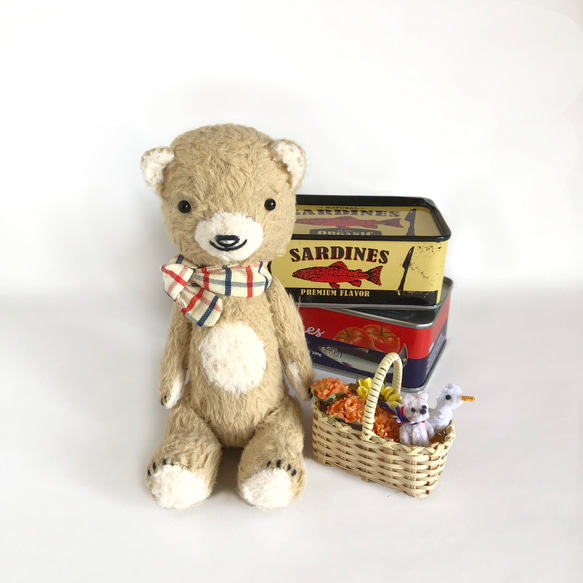 Tree nuts bear☆テディベア ちびっ子ベアさん（モカ&クリーム