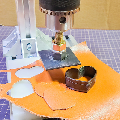 汎用菱目打ち ハンドプレス機 & レザークラフト工具スタート