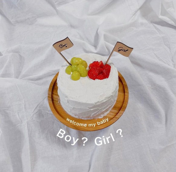 送料込】ジェンダーリビールケーキトッパー 雑貨・その他 memolily