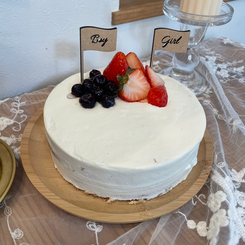 送料込】ジェンダーリビールケーキトッパー 雑貨・その他 memolily