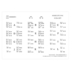 二つ折り席次表 4枚目の画像