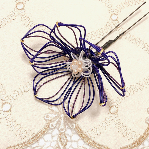 水引髪飾り 紫水 -しすい- その他ヘアアクセサリー myrtle 1969 通販
