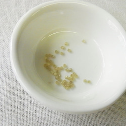 カットビーズ　アンティークアイボリー 5枚目の画像