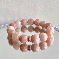 天然石ブレスレット ピンクアラシャンシリカ ブレスレット ねぇねぇ