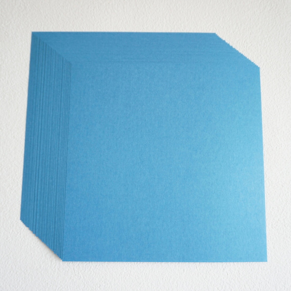 【ぐんじょう色】無地和紙折り紙15cm×15cm 30枚入り 3枚目の画像