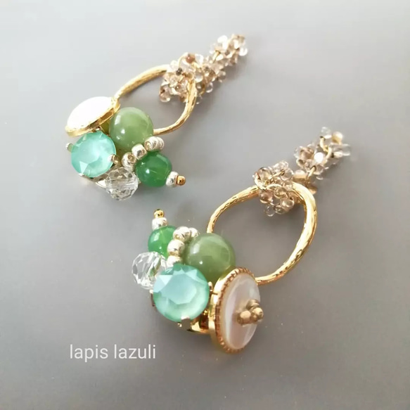 mint green ピアス 8枚目の画像