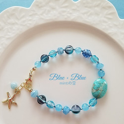 美品未使用海外で買ったターコイズビーズ ブレスレット amp japan ブレスレット hallmark beads blacelet - turquoise