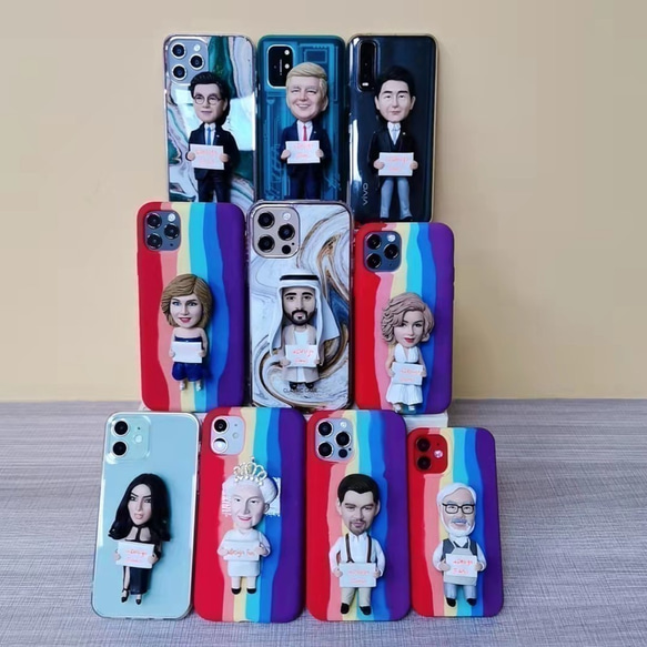 全機種対応 お写真入から 3D 肖像画 似顔絵 人形 iPhone 15 promaxケース Androidスマホケース iPhoneケース・スマホ・PC iPhoneケース・カバー 粘土、陶土 （土類） T1626907506(12349円)