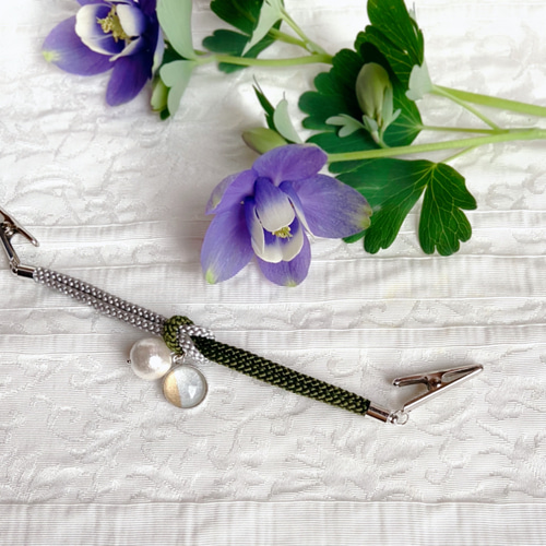 羽織紐【慈雨】 羽織留 ストールクリップ 帯留め 春原こま 通販