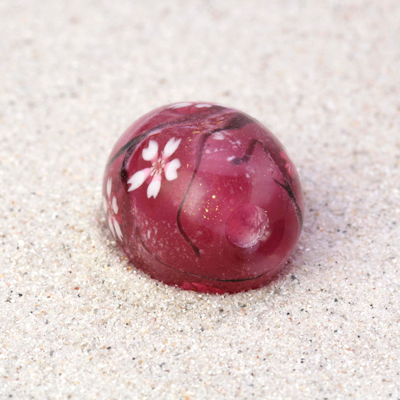 花とんぼ玉　桜 3枚目の画像