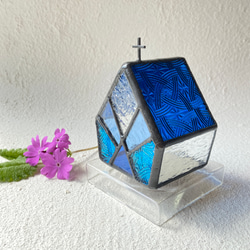 【小教堂】CELTIK深藍色LED燭台 第2張的照片