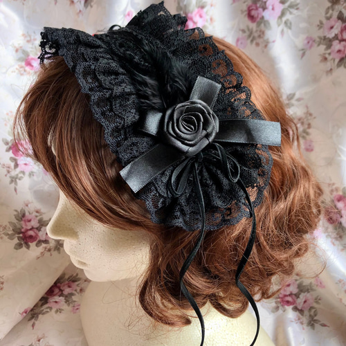ベルベットクロスメイドゴシックダークロリータドレス – Belchic