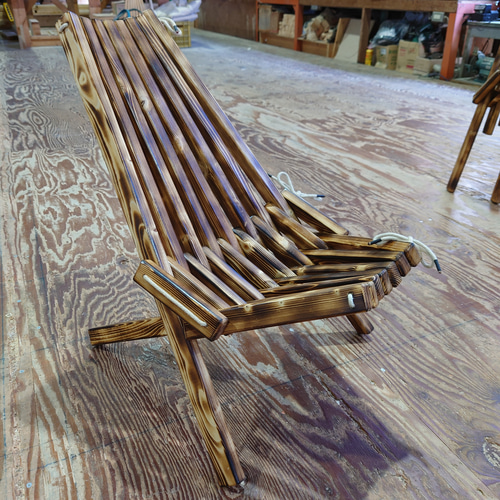 デコボコ地面対応!! 折りたたみイス 『フォールディングチェア S