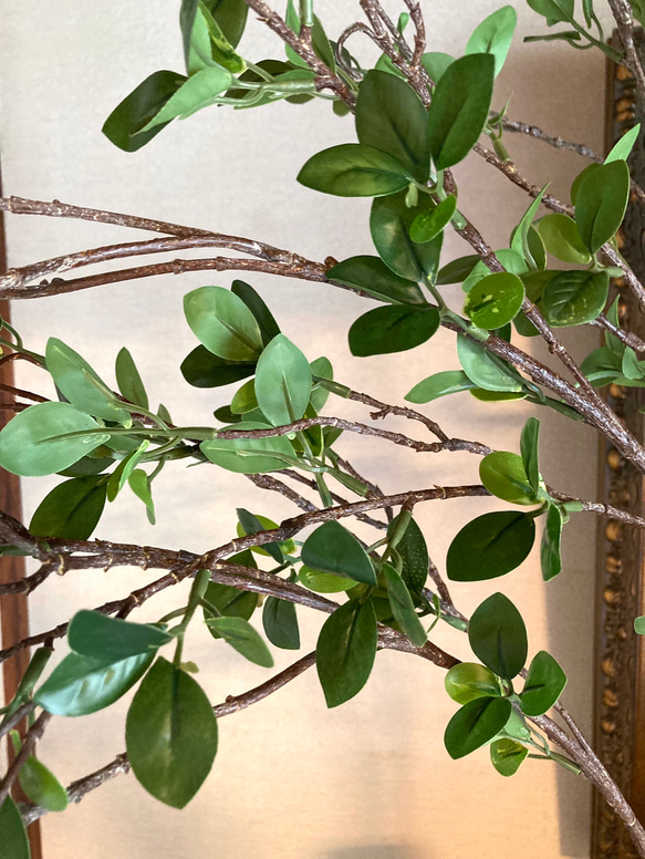 光触媒　人工観葉植物　ウォールグリーン　フェイク　フラワー　ドウダン花器付 5枚目の画像