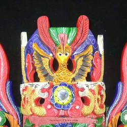貴州 漢民族オペラ仮面 中国 ドラマ インテリア ウォール飾り 100% ウッド クラフト 民族アート＃115 3枚目の画像