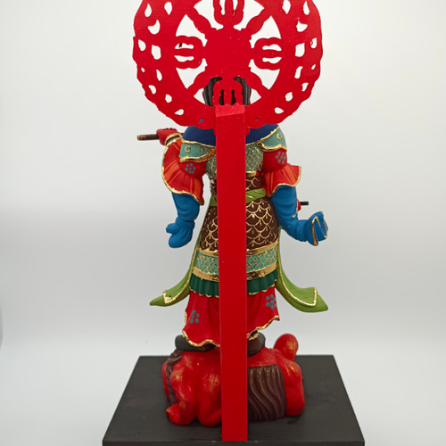切金 天然木檜材 木彫仏像 四天王 織れる 四天王立像