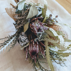 母の日のプレゼントにも♡ドライフラワースワッグ(ブーケ) ドライ