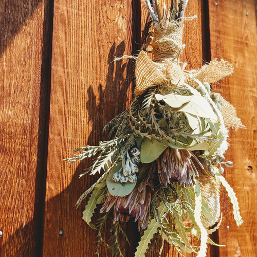 母の日のプレゼントにも♡ドライフラワースワッグ(ブーケ) ドライ