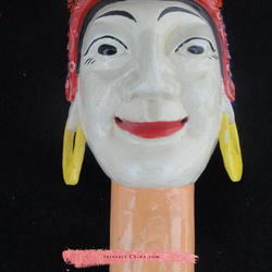 貴州漢民族 儺戯仮面 中国インテリア ウォール装飾 儀式ダンス 100%ウッド クラフト 民族アート#102 3枚目の画像