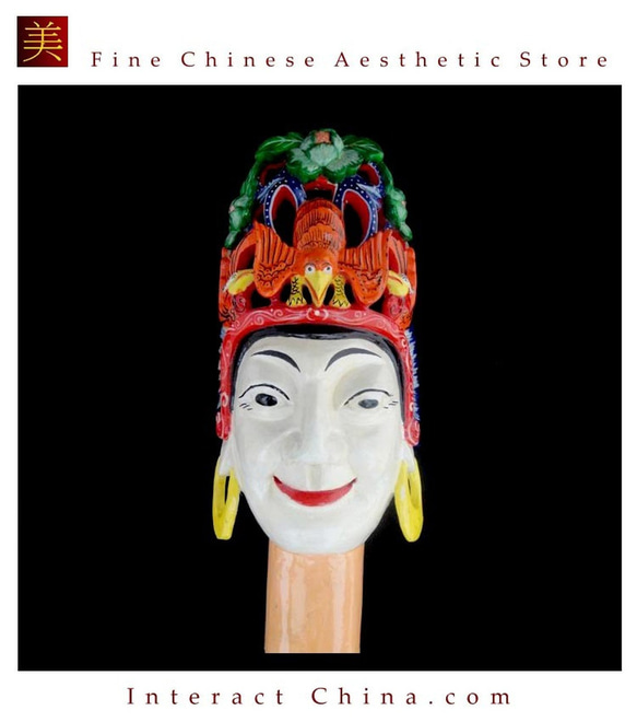 貴州漢民族 儺戯仮面 中国インテリア ウォール装飾 儀式ダンス 100%ウッド クラフト 民族アート#102 1枚目の画像