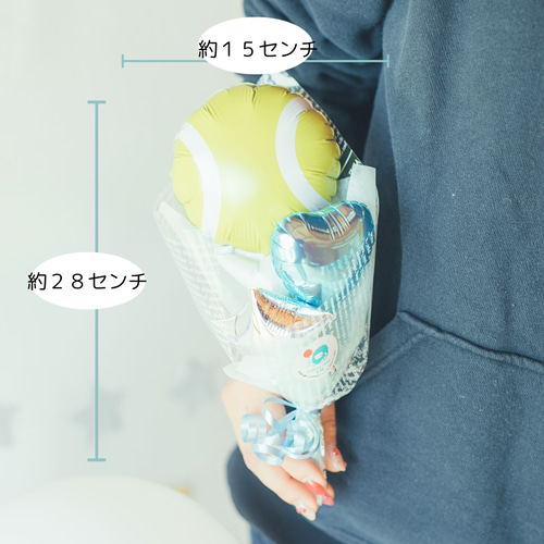 バルーンブーケ♡テニス♡卒団式 卒業 部活 ミニブーケ その他雑貨