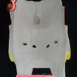 貴州漢民族 儺戯仮面 中国インテリア ウォール装飾 儀式ダンス 100%ウッド クラフト 民族アート#116 5枚目の画像