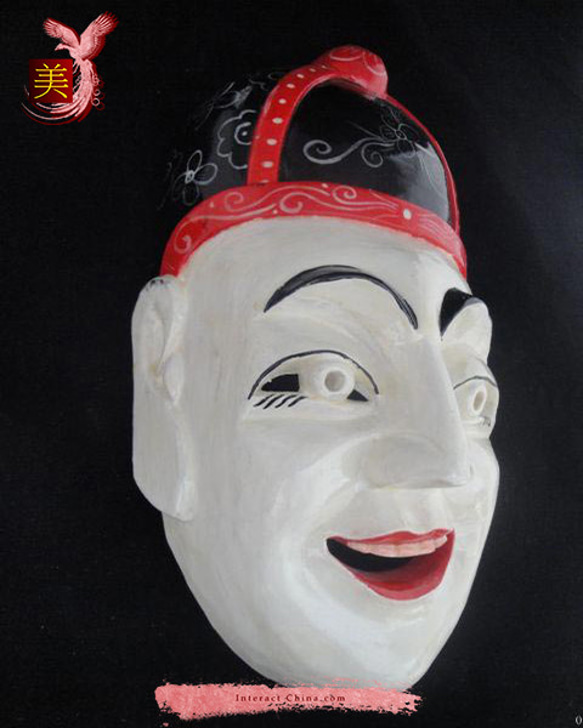 貴州漢民族 儺戯仮面 中国インテリア ウォール装飾 儀式ダンス 100%ウッド クラフト 民族アート#117 4枚目の画像