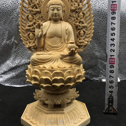 薬師如来  供養品   木彫仏像  仏教工芸品  災難除去 6枚目の画像
