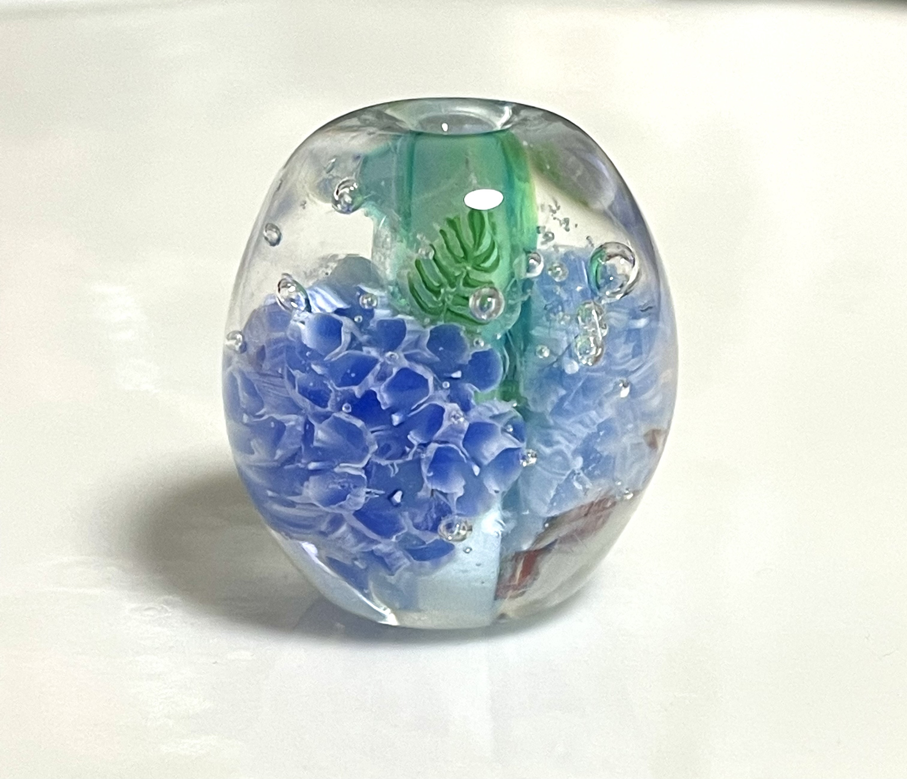 とんぼ玉【紫陽花】