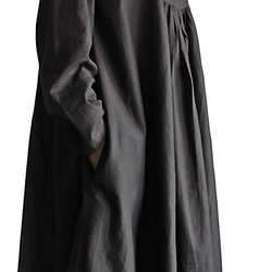 平紋細布連帽束腰連衣裙 (BCG-016) 第6張的照片
