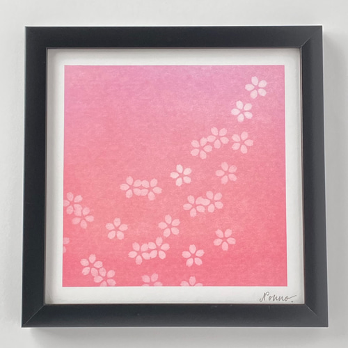 桜のパステルアート ピンク 』 パステルアート原画 絵画 桜のパステルアート ピンク 』 パステルアート原画 絵画