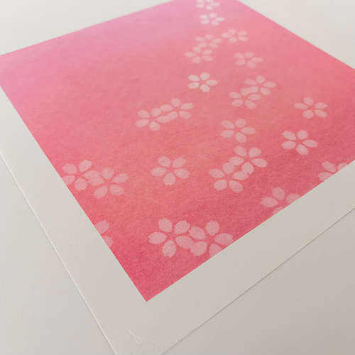 桜のパステルアート ピンク 』 パステルアート原画 絵画 桜のパステルアート ピンク 』 パステルアート原画 絵画