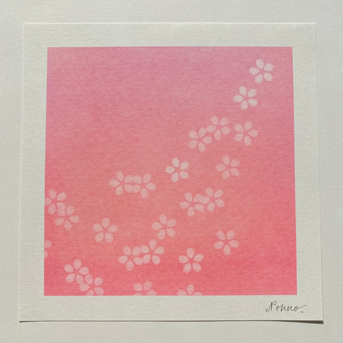桜のパステルアート ピンク 』 パステルアート原画 絵画 桜のパステルアート ピンク 』 パステルアート原画 絵画
