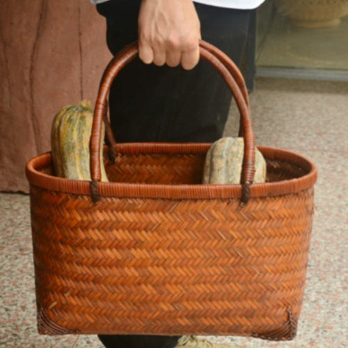 職人手作り 细工竹編みバッグ ハンドバッグ その他素材 竹竹屋 通販  