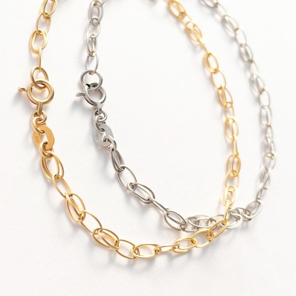K18YG チェーンネックレス #05 <Necklace_K18(750) YellowGold Chain#05> 8枚目の画像
