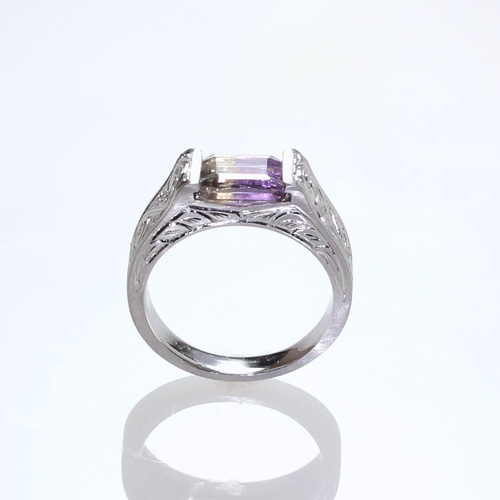 レビューの多い高評価商品特集！ Pt900 通販 Ozaki Atelier 指輪・リング 1.66t アメトリンリング アクセサリー