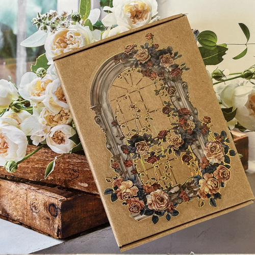 受注制作】雨の中の紫陽花 沖縄からの贈り物 琉球ガラス入り ヘアゴム