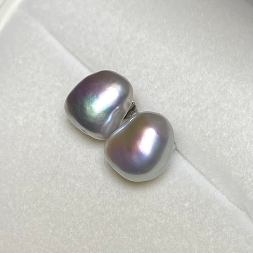 選べる大粒グレーバロックパール✨約11mm 一粒バロックシンプル