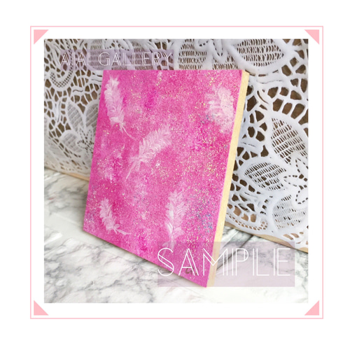 月夜IV】絵画/原画 絵 アクリル画 キラキラ 空 絵画 nagi