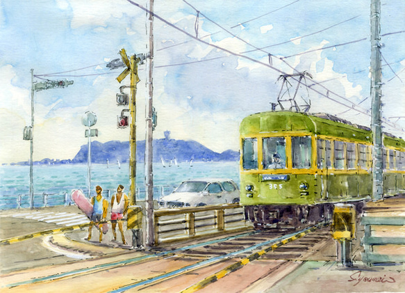 A*e様 初夏の散策路 水彩画　F10号　生原画 it-63613bbab0b7f-1200.jpg