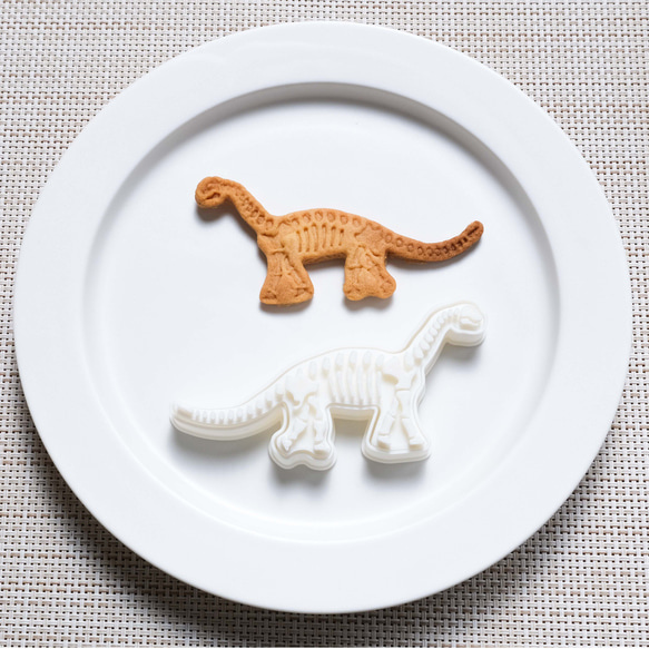 恐竜の化石：ブラキオサウルス（クッキーカッター・クッキー型） 1枚目の画像